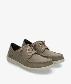 Zapatos casual Skechers 66384 en topo