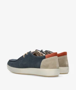 Zapatos casual St. Gallen POLI 04 en serraje azul