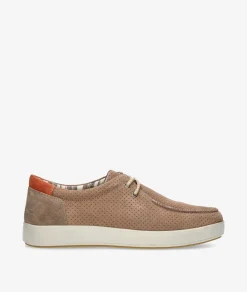 Zapatos casual St. Gallen POLI 04 en serraje taupe