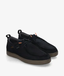 Zapatos casual St. Gallen POLI-01 en serraje azul