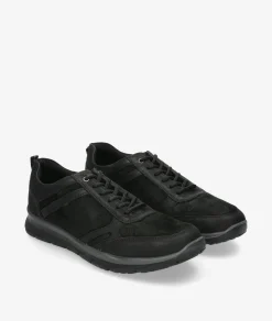 Zapatos casual St. Gallen DINO-07 en negro