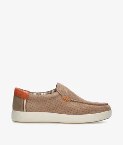 Zapatos casual St. Gallen POLI 05 en serraje taupe