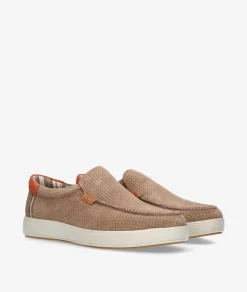 Zapatos casual St. Gallen POLI 05 en serraje taupe