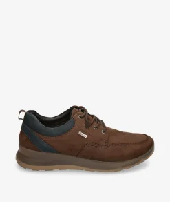 Zapatos casual St. Gallen NETO-01 en nobuck marrón
