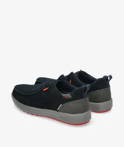 Zapatos casual Walk in Pitas ARAL en serraje azul