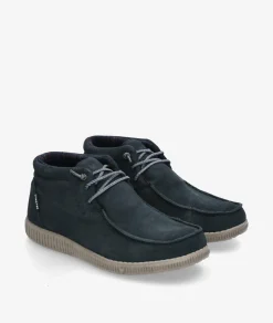 Zapatos casual Walk in Pitas HI WATERPROOF en serraje azul