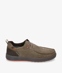 Zapatos casual Walk in Pitas ARAL en serraje taupe