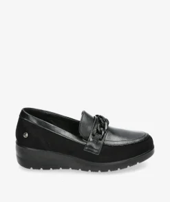 Zapatos confort Amarpies 27006 en negro