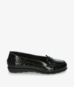 Zapatos confort St. Gallen ABRIL 20-10-15539 en coco negro