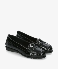 Zapatos confort St. Gallen ABRIL 20-10-15539 en coco negro