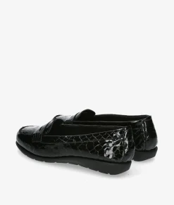 Zapatos confort St. Gallen ABRIL 20-10-15539 en coco negro