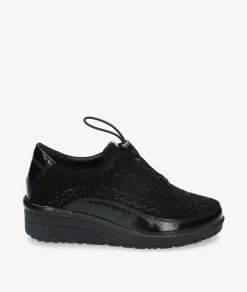Zapatos confort St. Gallen ALIDA 22-10-20593 en negro