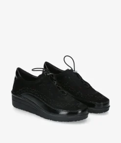 Zapatos confort St. Gallen ALIDA 22-10-20593 en negro