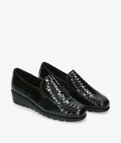 Zapatos confort St. Gallen ADELFA 20-11-15930 12176 en coco negro