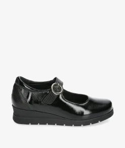 Zapatos confort Valeria´s 1522 en charol negro