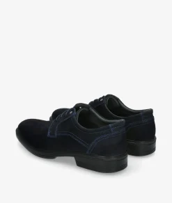 Zapatos de vestir LUISETTI 28704 ST en serraje azul