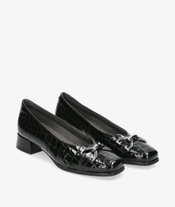 Zapatos de vestir Pitillos 10113 en charol negro
