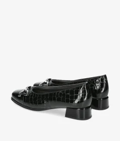 Zapatos de vestir Pitillos 10113 en charol negro