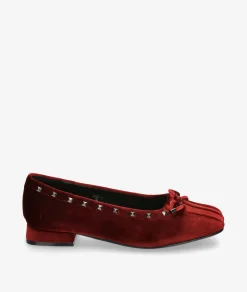 Zapatos de vestir Stephen Allen LAUR-6 11558-C30 en BURDEOS TERCIOPELO