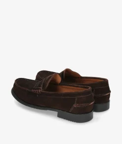 Zapatos de vestir Traveris 93000 en serraje marrón