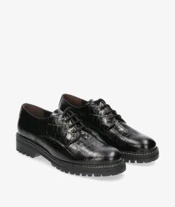 Zapatos inglés Kénnebec 684 en coco negro